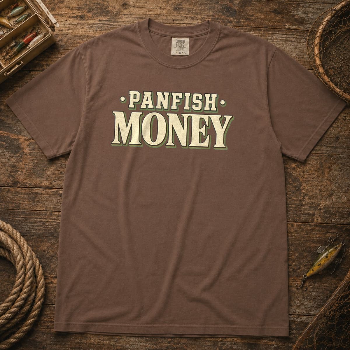 Panfish Money t-shirt in Black, photo 3