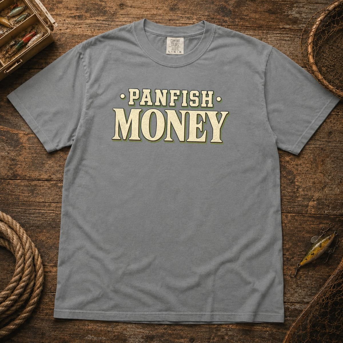 Panfish Money t-shirt in Black, photo 6
