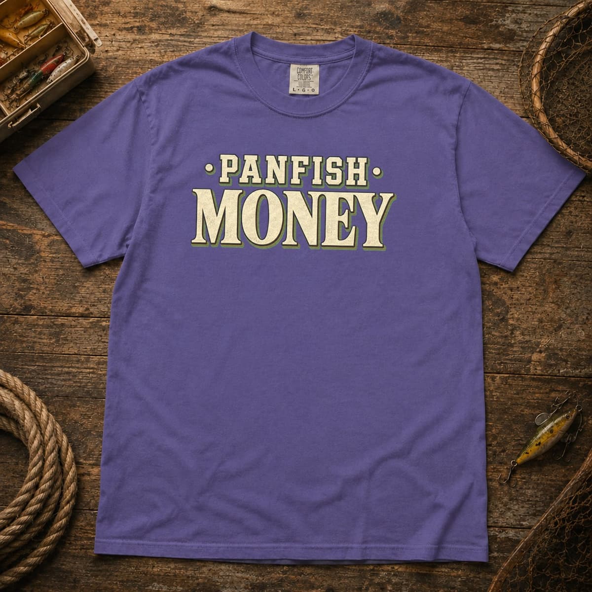 Panfish Money t-shirt in Black, photo 5