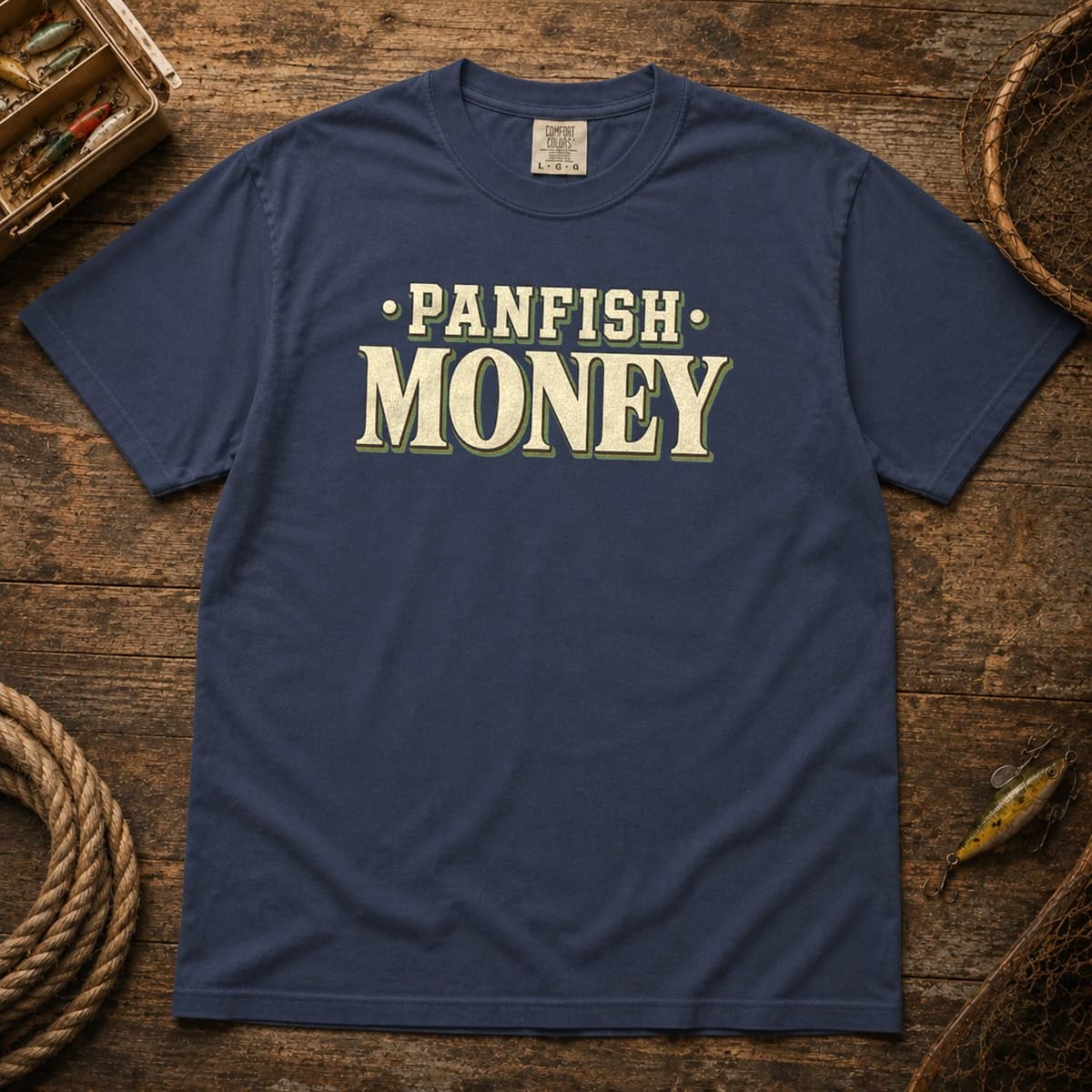 Panfish Money t-shirt in Black, photo 2