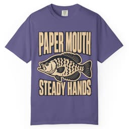 Paper Mouth Steady Hands Shirt t-shirt in Pepper, thumbnail 7
