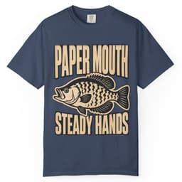 Paper Mouth Steady Hands Shirt t-shirt in Pepper, thumbnail 3