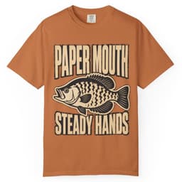 Paper Mouth Steady Hands Shirt t-shirt in Pepper, thumbnail 12