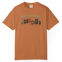 Parts Bin Friends t-shirt in Brick, thumbnail 11