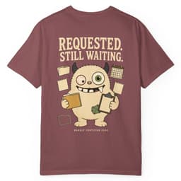 PBC Requested Still Waiting t-shirt in Granite, thumbnail 17