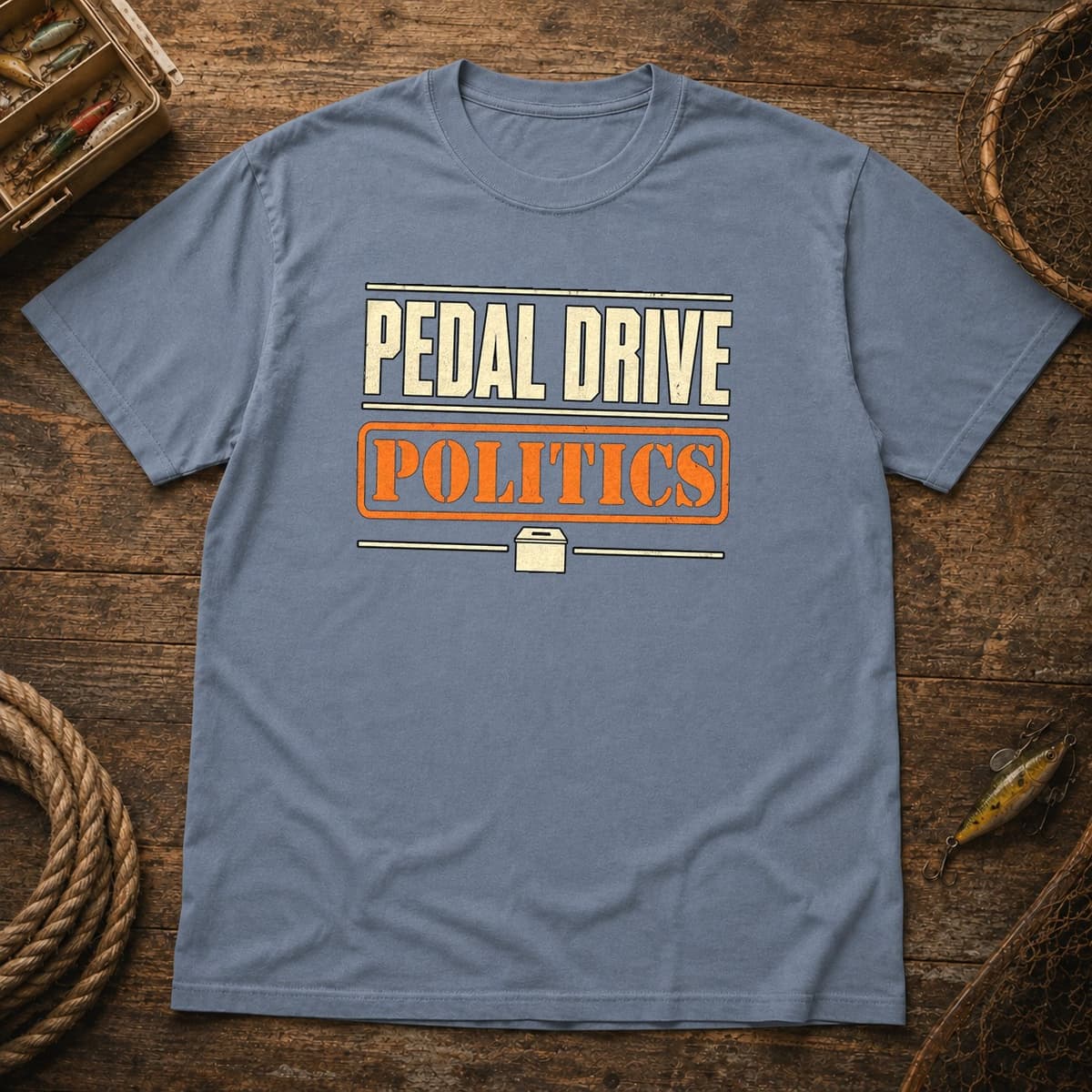 Pedal Drive Politics t-shirt in Midnight, photo 8