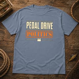 Pedal Drive Politics t-shirt in Midnight, thumbnail 8