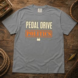 Pedal Drive Politics t-shirt in Midnight, thumbnail 7