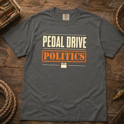 Pedal Drive Politics t-shirt in Midnight, thumbnail 4