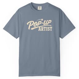 Pop-Up Artist V1 t-shirt in Black, thumbnail 8