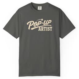 Pop-Up Artist V1 t-shirt in Black, thumbnail 4
