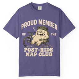 Post-Ride Nap Club t-shirt in Blue Jean, thumbnail 8