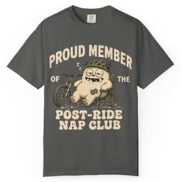 Post-Ride Nap Club t-shirt in Blue Jean, thumbnail 5