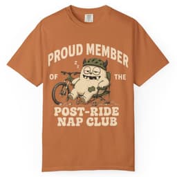 Post-Ride Nap Club t-shirt in Blue Jean, thumbnail 9