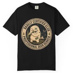 Professional Deer Scarer t-shirt in Brick, thumbnail 2