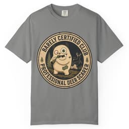 Professional Deer Scarer t-shirt in Brick, thumbnail 8