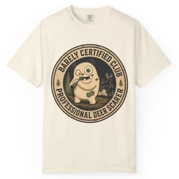 Professional Deer Scarer t-shirt in Brick, thumbnail 10