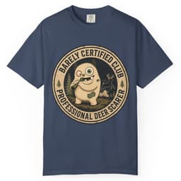 Professional Deer Scarer t-shirt in Brick, thumbnail 3