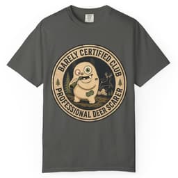 Professional Deer Scarer t-shirt in Brick, thumbnail 5
