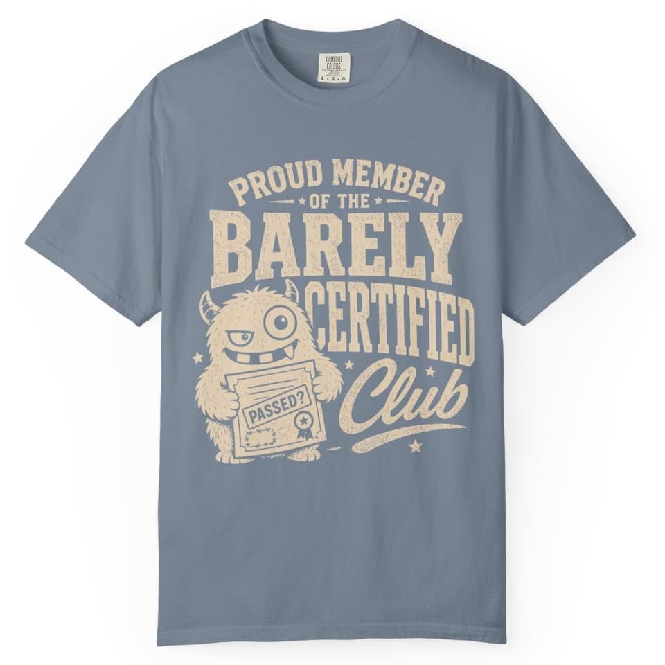 Proud Member Certificate t-shirt in Black, photo 9