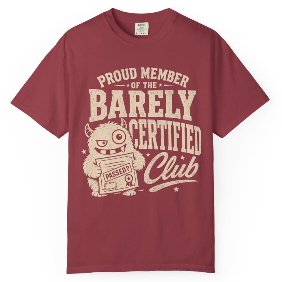 Proud Member Certificate t-shirt in Black, photo 6