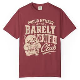Proud Member Certificate t-shirt in Black, thumbnail 6