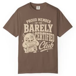 Proud Member Certificate t-shirt in Black, thumbnail 3