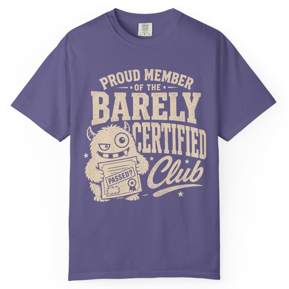 Proud Member Certificate t-shirt in Black, photo 7