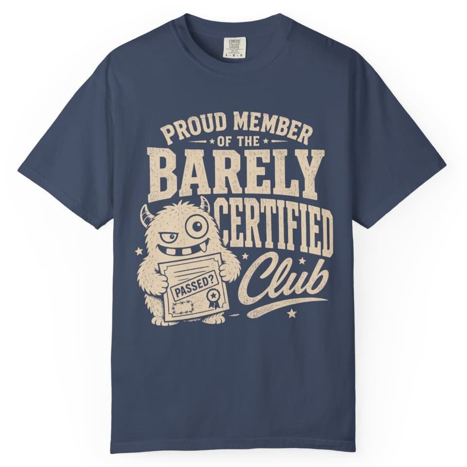 Proud Member Certificate t-shirt, alternate view
