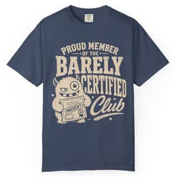 Proud Member Certificate t-shirt in Black, thumbnail 2