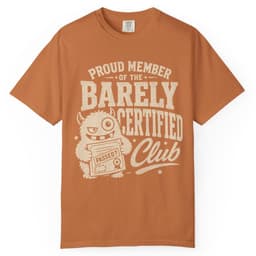 Proud Member Certificate t-shirt in Black, thumbnail 10