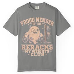 Rerack My Weights t-shirt in Black, thumbnail 7