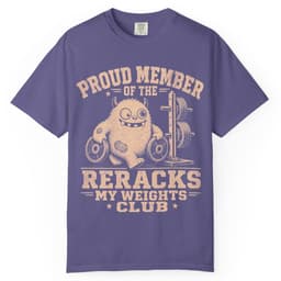 Rerack My Weights t-shirt in Black, thumbnail 6