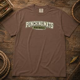 Punching Mats Payroll t-shirt in Black, thumbnail 3
