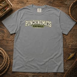 Punching Mats Payroll t-shirt in Black, thumbnail 6