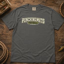 Punching Mats Payroll t-shirt in Black, thumbnail 4