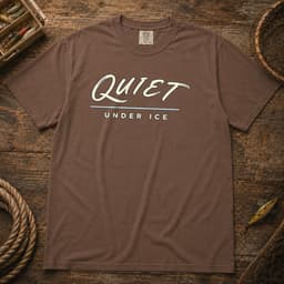 Quiet Under Ice t-shirt in Midnight, thumbnail 3