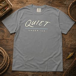 Quiet Under Ice t-shirt in Midnight, thumbnail 7