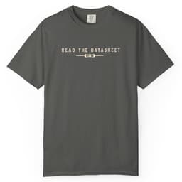 Read the Datasheet t-shirt in Black, thumbnail 4
