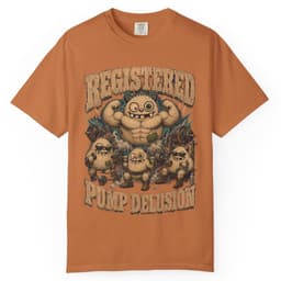 Registered Pump Delusion t-shirt in Espresso, thumbnail 10