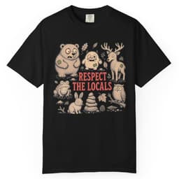 Respect the Locals t-shirt in Espresso, thumbnail 2