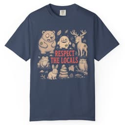 Respect the Locals t-shirt in Espresso, thumbnail 3