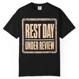 Rest Day Review Board t-shirt in Black, thumbnail 1