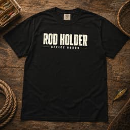 Rod Holder Office Hours t-shirt in Espresso, thumbnail 2
