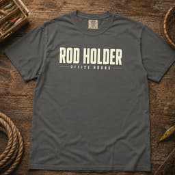 Rod Holder Office Hours t-shirt in Espresso, thumbnail 4