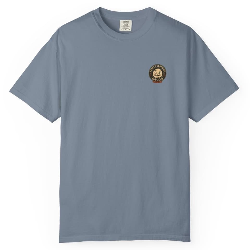 Run Now Panic Later t-shirt in Midnight, photo 16