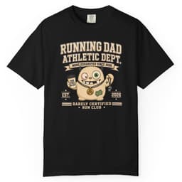 Running Dad Dept t-shirt in Grape, thumbnail 2