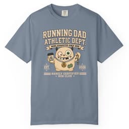 Running Dad Dept t-shirt in Grape, thumbnail 8