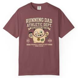 Running Dad Dept t-shirt in Grape, thumbnail 9
