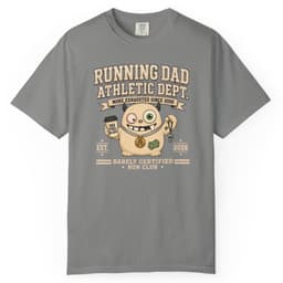 Running Dad Dept t-shirt in Grape, thumbnail 7